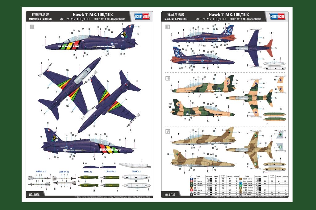 Hobby Boss 81735 Hawk T MK.100/102 – zdjęcie 3