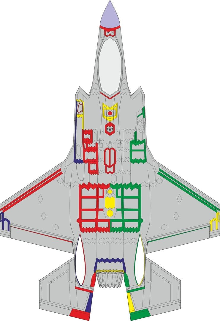 Eduard CX654 F-35A RAM panels early Tamiya 1/72 – zdjęcie 2