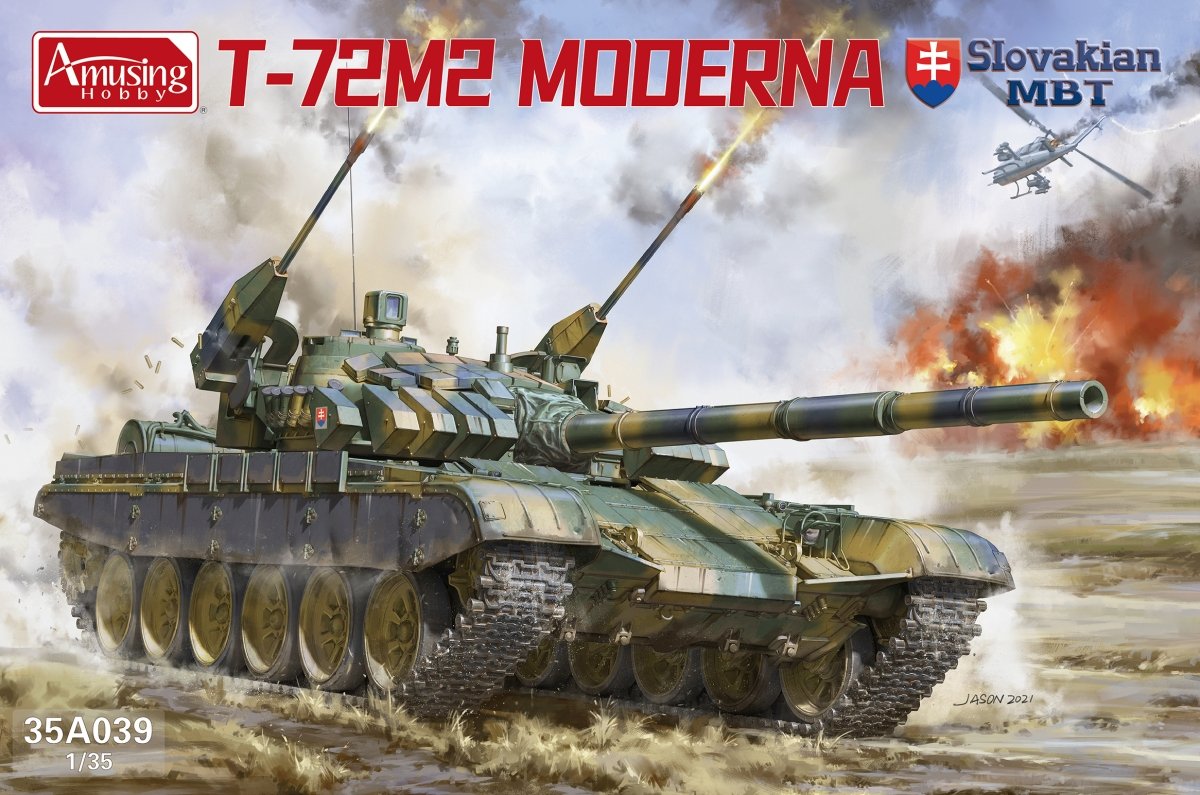 Amusing Hobby 35A039 T-72M2 "Moderna" Slovak MBT 1/35