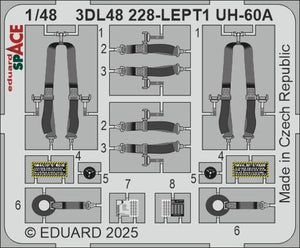Eduard 3DL48228 UH-60A SPACE ICM 1/48 – image 3