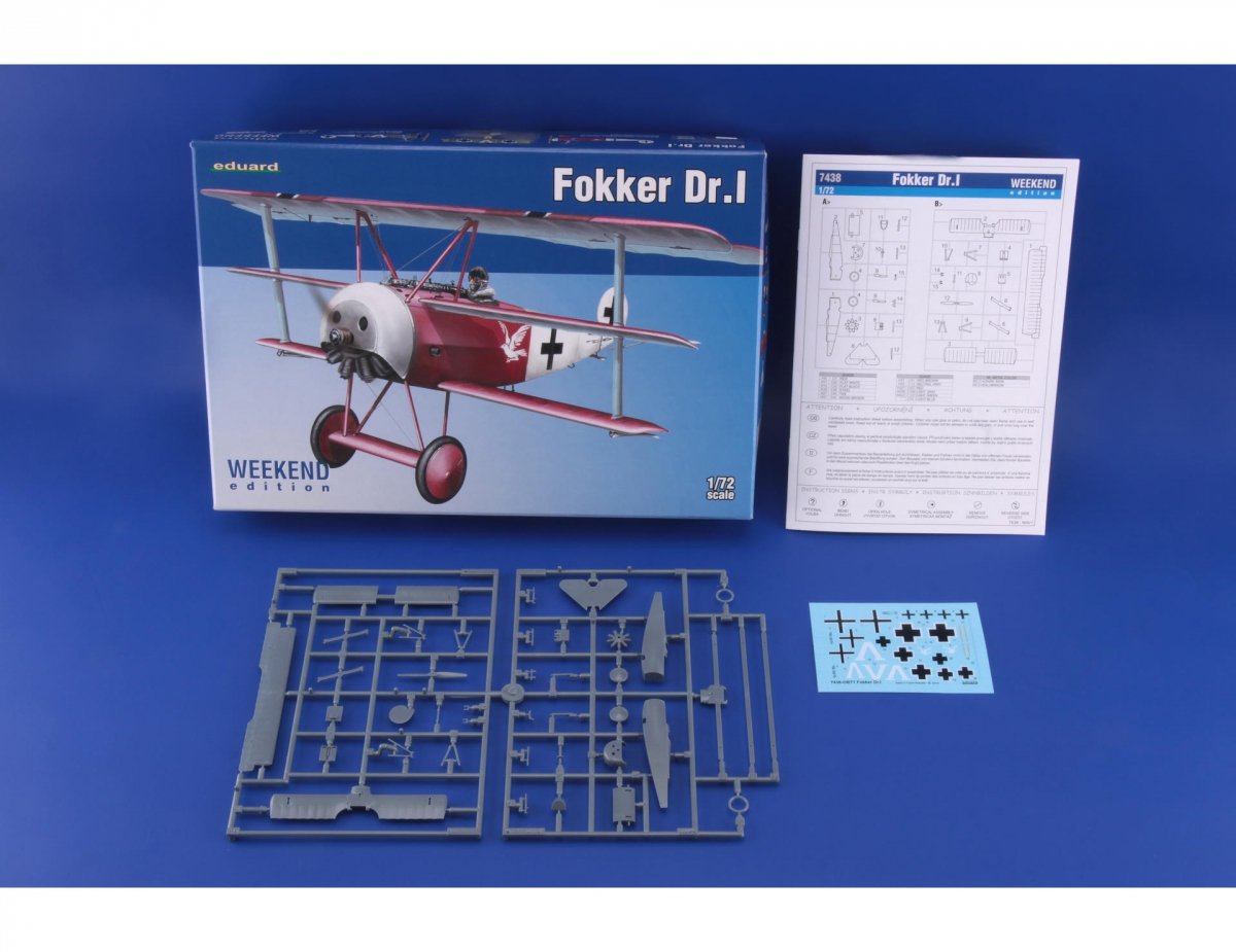 Eduard 7438 Fokker Dr. I 1/72 – zdjęcie 2