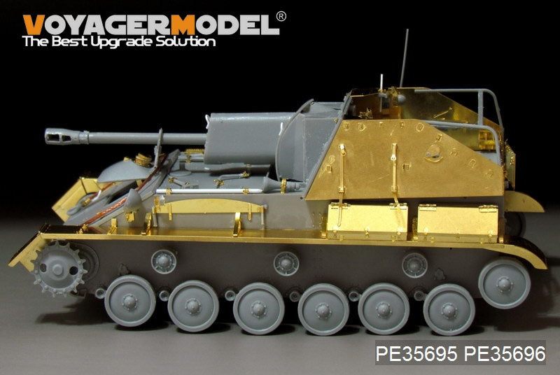 Voyager Model PE35696 WWII Russian SU-76 Self-Propeller Gun Fenders For MiniArt 35053 1/35 – zdjęcie 3