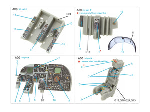 Quinta Studio QD72144 A-6E TRAM Intruder 3D-Printed &amp;amp; coloured Interior on decal paper (Trumpeter) 1/72 – zdjęcie 12
