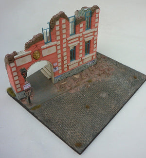 RT-Diorama 35222 Diorama-Base: &amp;quot;Bombed out Street&amp;quot; 1/35 – immagine 10