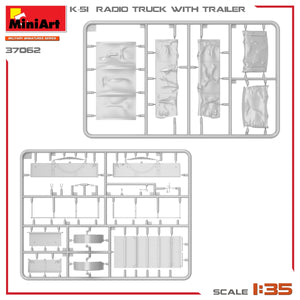 Miniart 37062 K-51 RADIO TRUCK WITH TRAILER 1/35 – image 12