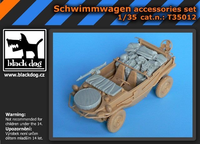 Ensemble d'accessoires Black Dog T35012 Schwimmwagen 1/35