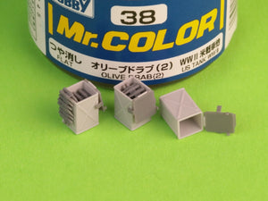 Master GM-35-071 D68375 Ammunition Boxes (50 rounds) for Browning M2 .50 rifle - used in early WWII (6 pcs.) - OPEN 1/35 – image 4