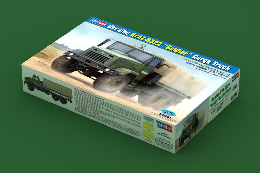 Hobby Boss 85512 Ukraine KrAZ-6322 “Soldier” Cargo Truck 1/35 – zdjęcie 2