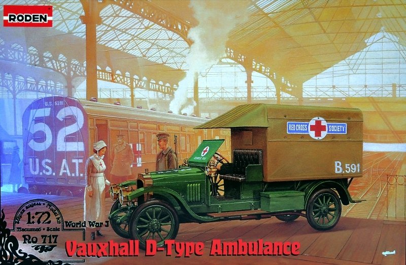 Roden 717 Vauxhall D Type Ambulance 1/72