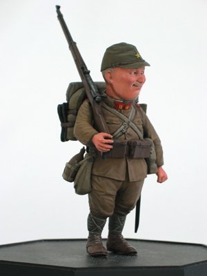 FineMolds FT3 WWII IJA Infantry Man &amp;amp; Type38 Rifle 1/12 – image 2