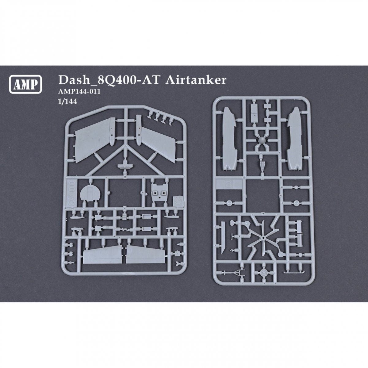 AMP 144011 Dash 8Q400-AT Airtanker - Canadian Short Range Commuter Airliner 1/144 – zdjęcie 5