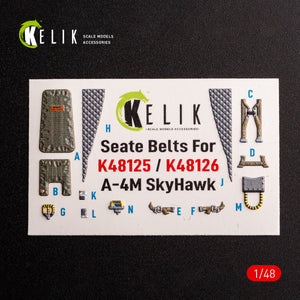 KELIK K48126 A-4M Early production- interior 3D decals for Magic Factory kit 1/48