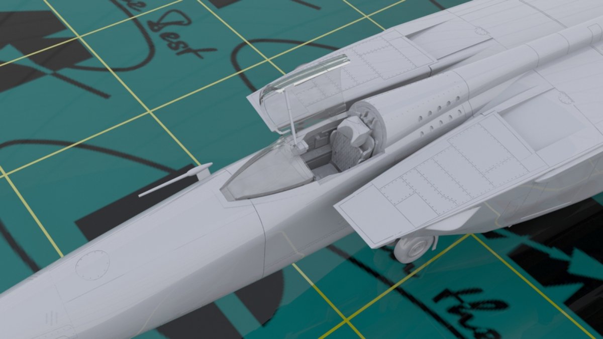 ICM 72172 MiG-25 RBT, Soviet Reconnaissance Plane 1/72 – zdjęcie 5