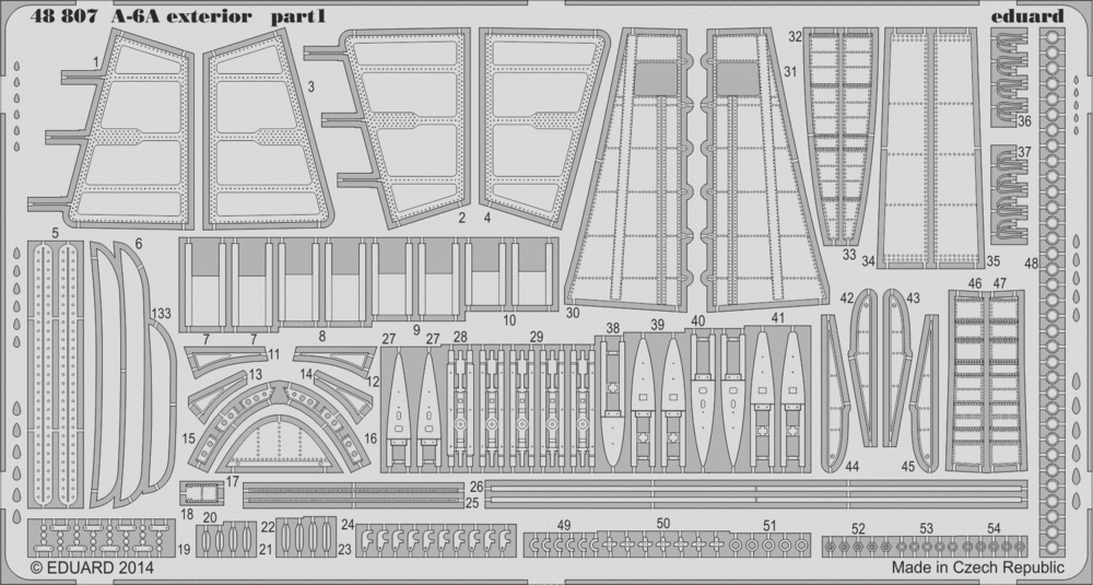 Eduard 48807 A-6A exterior HOBBY BOSS 1/48 – zdjęcie 2