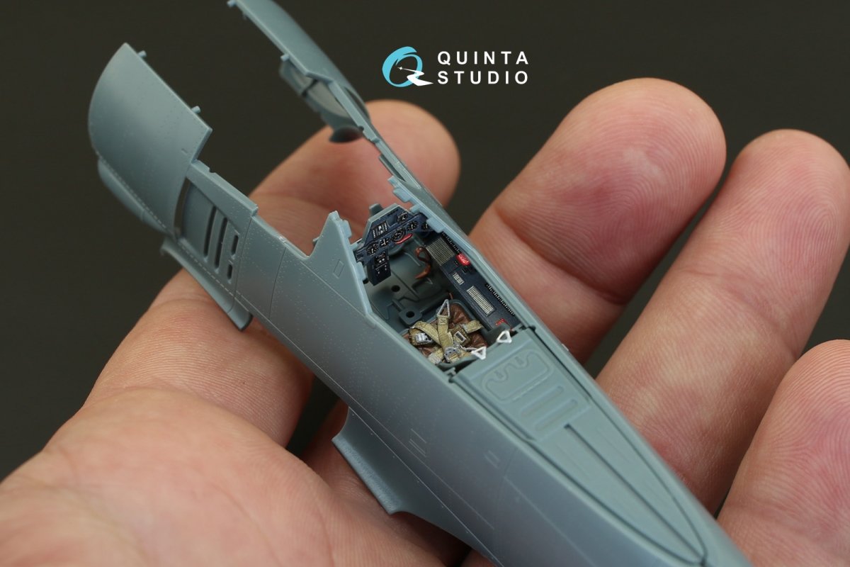 Quinta Studio QD48079 FW 190A-3 3D-Printed &amp;amp; coloured Interior on decal paper (for Eduard kit) 1/48 – Bild 9