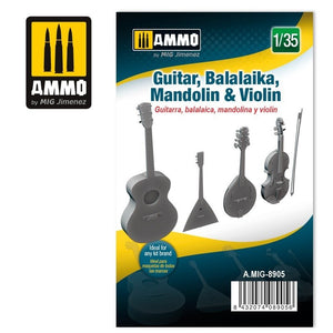 Ammo of Mig 8905 Guitar, Balalaika, Mandolin &amp;amp; Violin 1/35