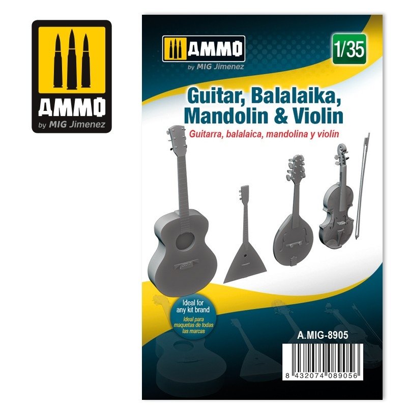 Ammo of Mig 8905 Guitar, Balalaika, Mandolin &amp;amp; Violin 1/35