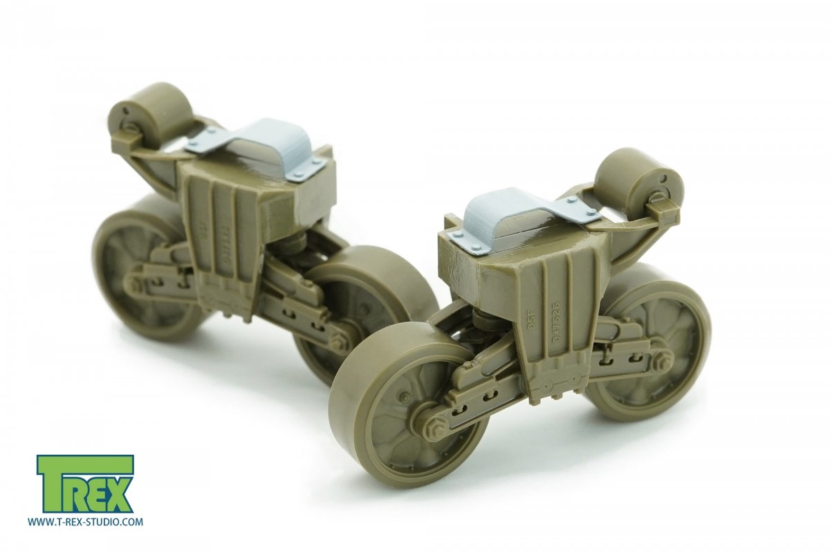 T-Rex Studio TR35046 Track Skids Set (Early Version) for M4 Family 1/35 – zdjęcie 2