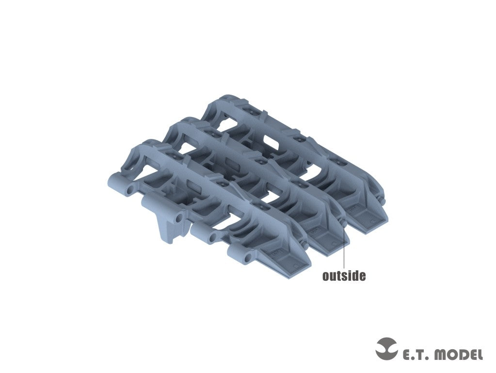 E.T. Model P35-044 WWII German Pz.Kpfw.III/IV Ostketten Workable Track 3D Printed 1/35 – zdjęcie 3
