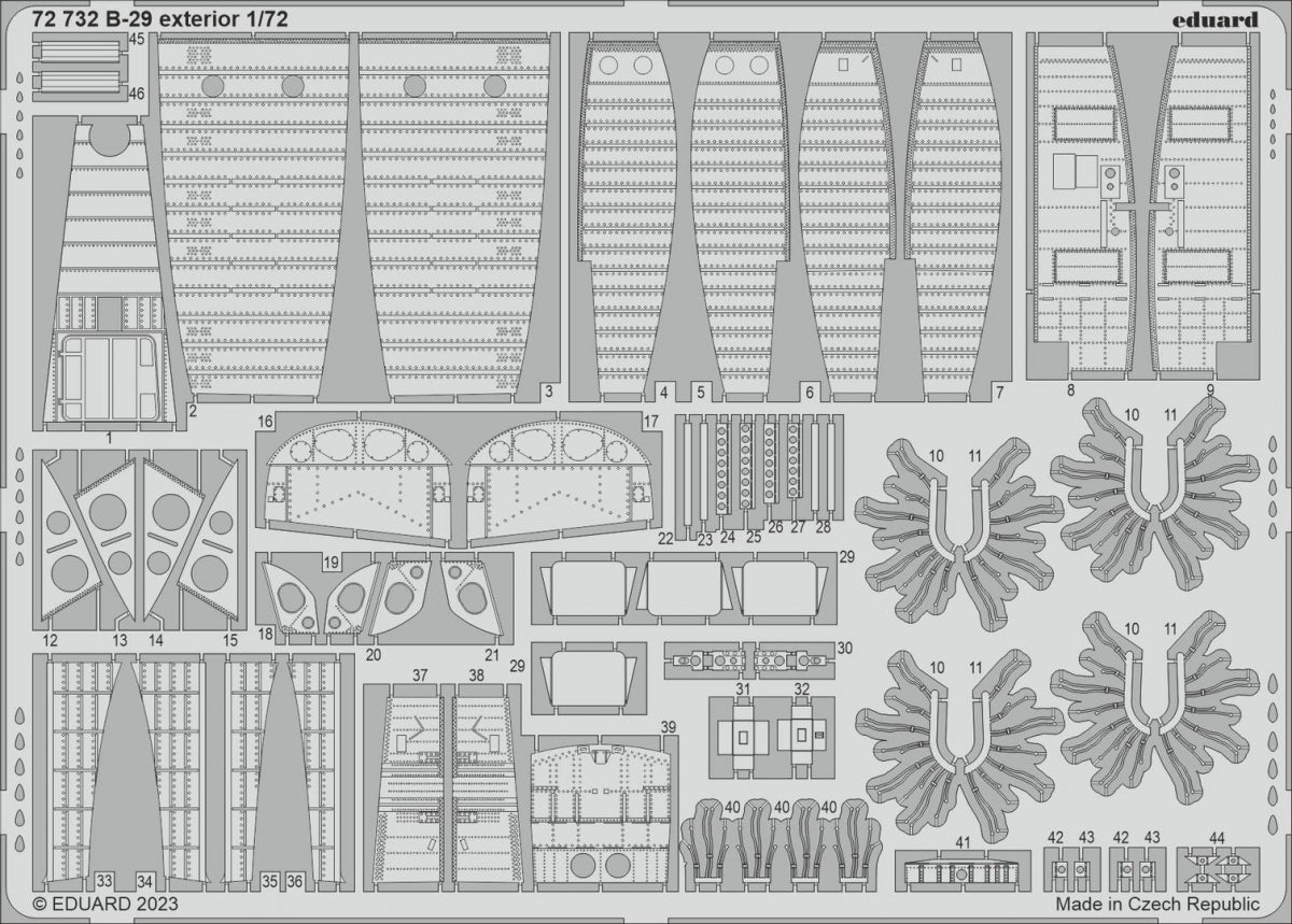 Eduard BIG72177 B-29 HOBBY 2000, ACADEMY 1/72 – zdjęcie 3
