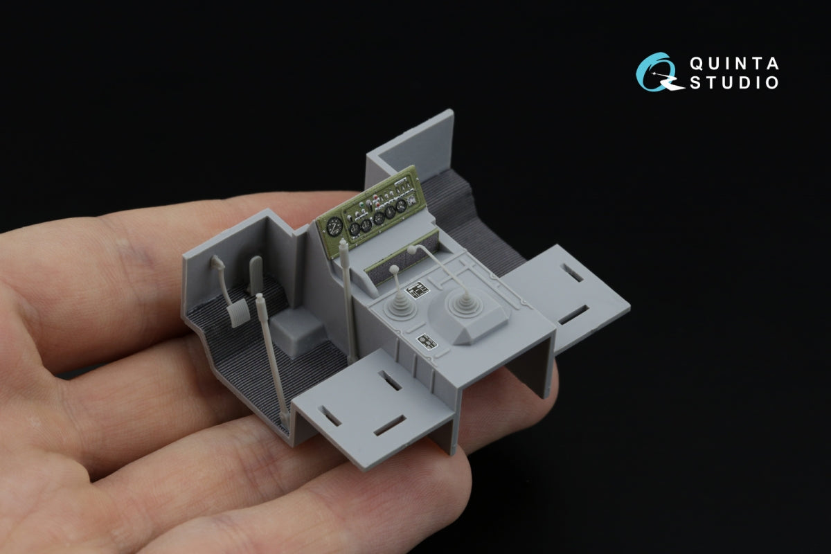 Quinta Studio QD+35170 GT-SM 3D-Printed &amp; coloured Interior on decal paper (AVD) (with 3D-printed resin parts) 1/35
