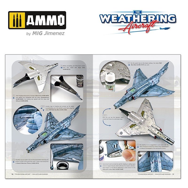 Ammo of Mig 5222 The Weathering Aircraft N 22. HIGHLIGHTS AND SHADOWS (English) – zdjęcie 7