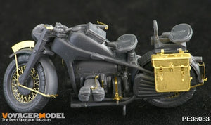 Voyager Model PE35033 Germany Photo Etch Zundapp KS 750 1/35 – zdjęcie 2