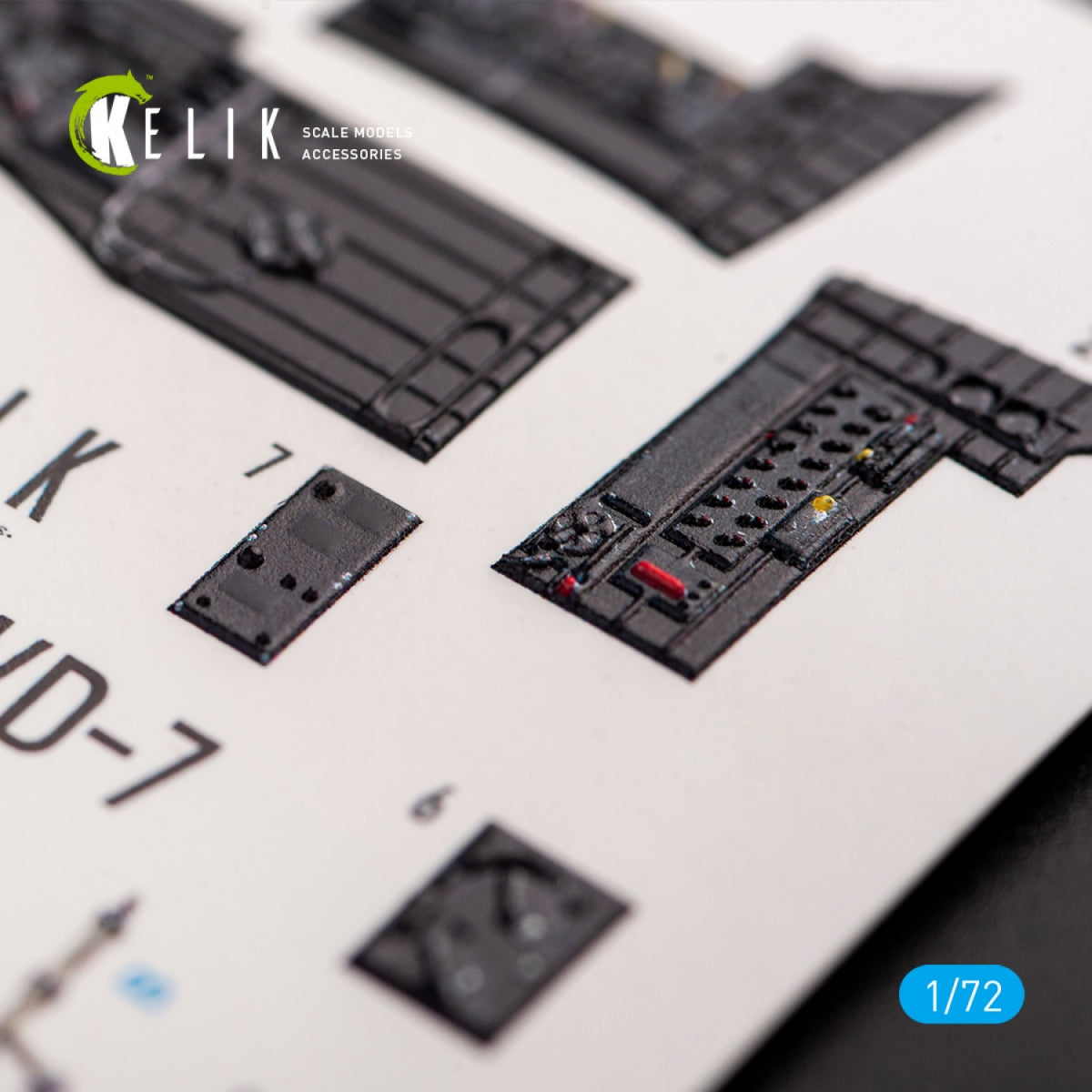 KELIK K72052 JUNKERS JU87D-3N/D-7 - INTERIOR 3D DECALS FOR FUJIMI/HOBBY 2000 KIT 1/72 – image 2