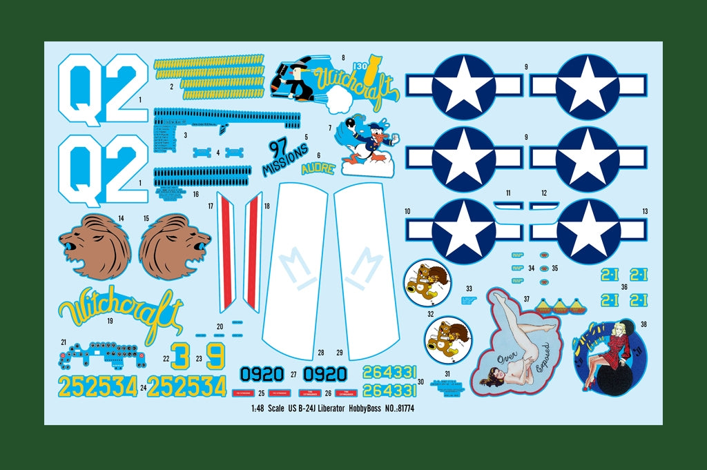 Hobby Boss 81774 Consolidated B-24J Liberator 1/48 – zdjęcie 3