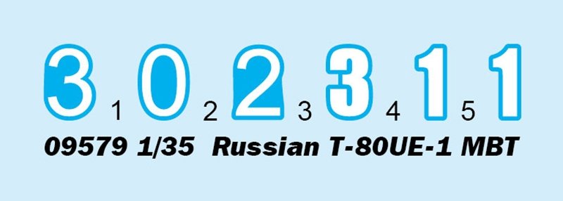 Trumpeter 09579 Russian T-80UE-1 MBT 1/35 – image 3