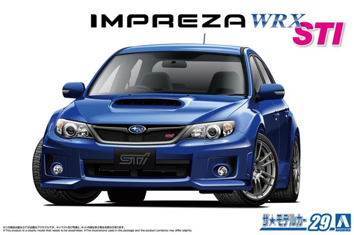 Aoshima 20081 Subaru GRB Impreza WRX STI '10 1/24