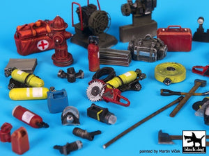 Black Dog T35144 Firefighters equipment accessories set 1/35 – image 4