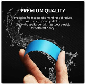 DSPIAE DSP-1500 Reusable Self-Adhesive Sandpaper #1500 / Samoprzylepny papier ścierny wielokrotnego użytku #1500 (75 x 25 mm) 10 pcs – zdjęcie 3