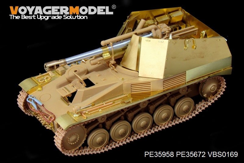 Voyager Model PE35958 WWII German self-propelled howitzer Wespe basic For TAMIYA 35200/35358 1/35 – image 2