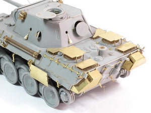 E.T. Model EA35-061 WWII German Additional Armor Plates for Panther D/A/G For DRAGON Smart Kit 1/35 – zdjęcie 2