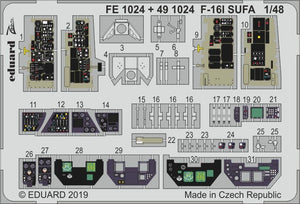 Eduard FE1024 F-16I SUFA 1/48 HASEGAWA