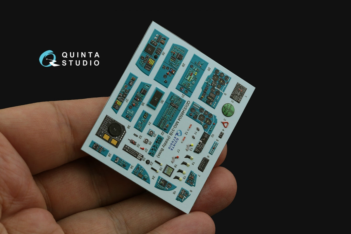 Quinta Studio QD48504 MiG-31B 3D-Printed &amp;amp; coloured Interior on decal paper (Hobby Boss) 1/48 – zdjęcie 6