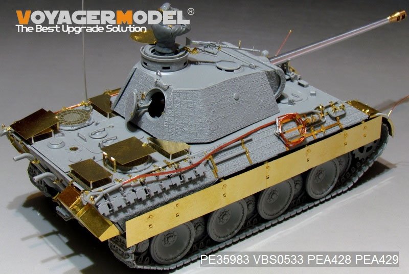 Voyager Model PE35983 WWII German Panther D Tank Late version Basic For TAKOM 2104 1/35 – zdjęcie 13
