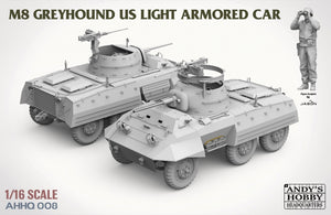 Andy&amp;#39;s Hobby Headquarters AHHQ-008 M8 Greyhound US light Armored Car 1/16 – zdjęcie 5