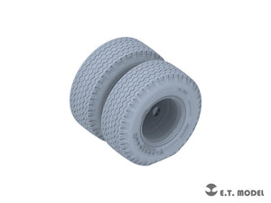 E.T. Model P35-119 US M747 Heavy Equipment Semi-Trailer Sagged wheels For Meng Kit 1/35 – zdjęcie 2
