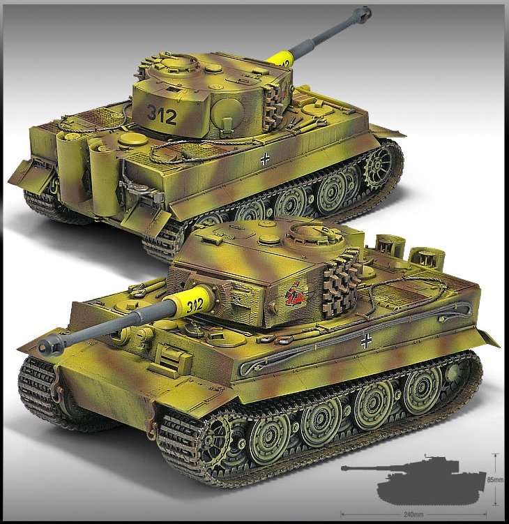 Academy 13314 GERMAN TIGER I Ver.LATE 1/35 – zdjęcie 3