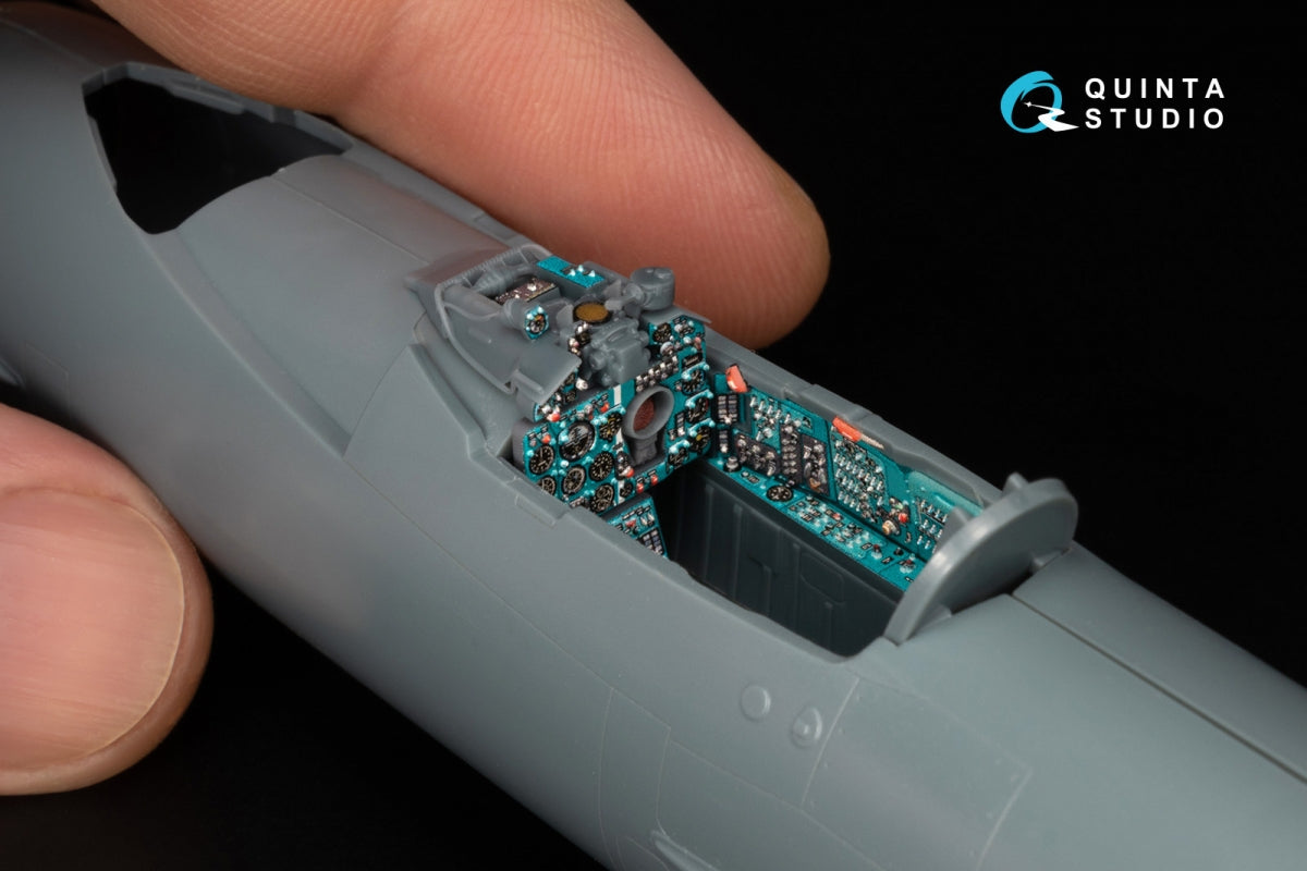 Quinta Studio QD+48579 MiG-21SMT Fishbed-K 3D-Printed &amp;amp; coloured Interior on decal paper (Eduard) (with 3D-printed resin parts) 1/48 – zdjęcie 8
