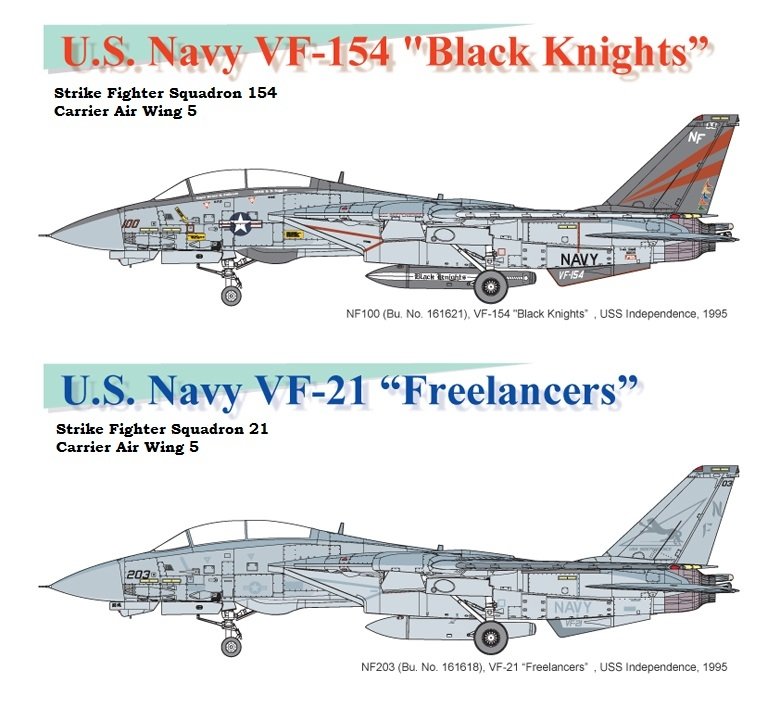 Fine Molds FP32 US Navy F-14A Fighter Aircraft Tomcat 1/72 – immagine 2