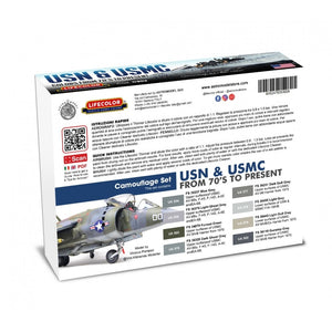 Lifecolor CE02 Acrylic paint Set American Aircraft Set 4 8x22ml – image 2
