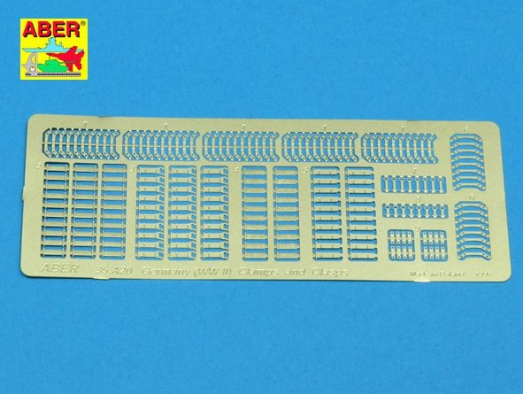 Aber 35A020 Klamry do narzędzi (niemckie) - 1 wybór 1/35
