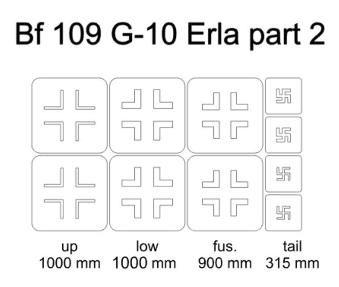 Omask 24021 Bf 109 G-10 Erla part 2 1/48