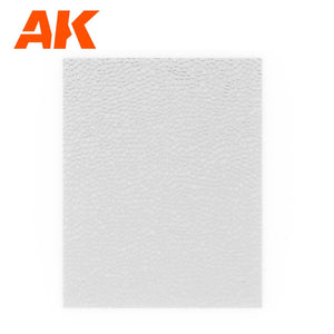 AK Interactive AK6583 WATER SHEET TRANSPARENT STILL WATER 245 X 195MM / 9.64 X 7.68 “ – TEXTURED ACRYLIC SHEET – 1 UNIT