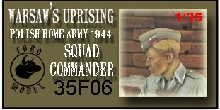 ToRo Model 35F06 Warsaw Uprising 1944 - Squad commander 1/35 – image 2