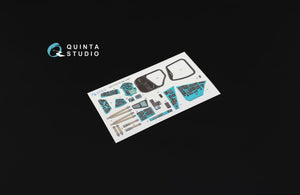 Intérieur imprimé en 3D et coloré sur papier décalcomanie Quinta Studio QD72018 Mi-24P (pour kit Zvezda) 1/72 – image 2