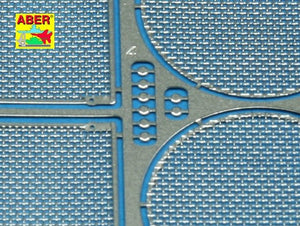 Aber 35G21 Grilles for german tank destroyer Jagdpanther Ausf.G1 early 1/35 – zdjęcie 3